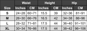 Skirt Size Chart