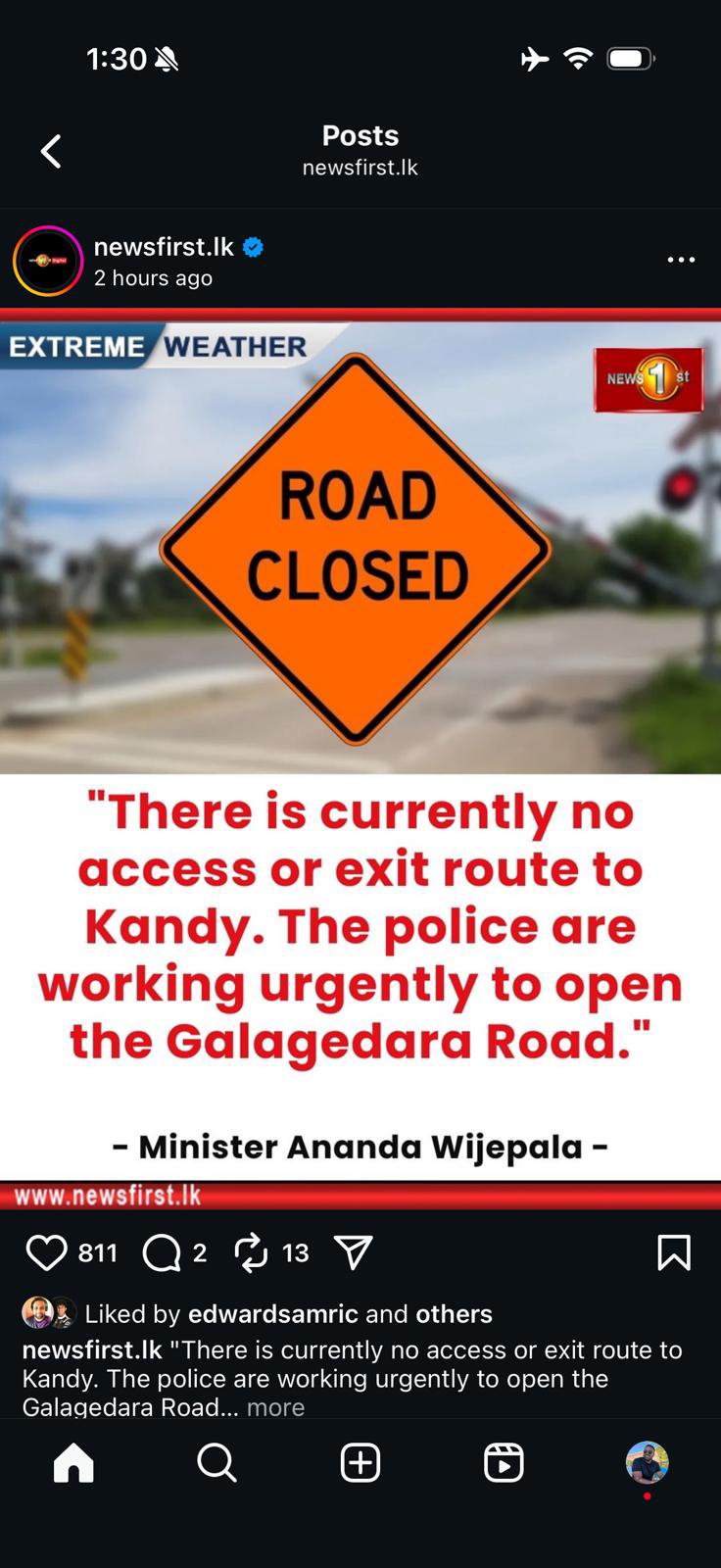 Kandy Cyclone Relief Fund – Emergency Support Donation